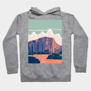 Talampaya National Park in La Rioja Province Argentina WPA Art Deco Poster Hoodie